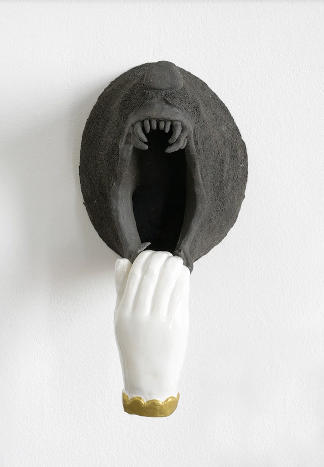 Crepi il lupo - Céramique émaillée - 18 x 25 c 10 cm - 2015