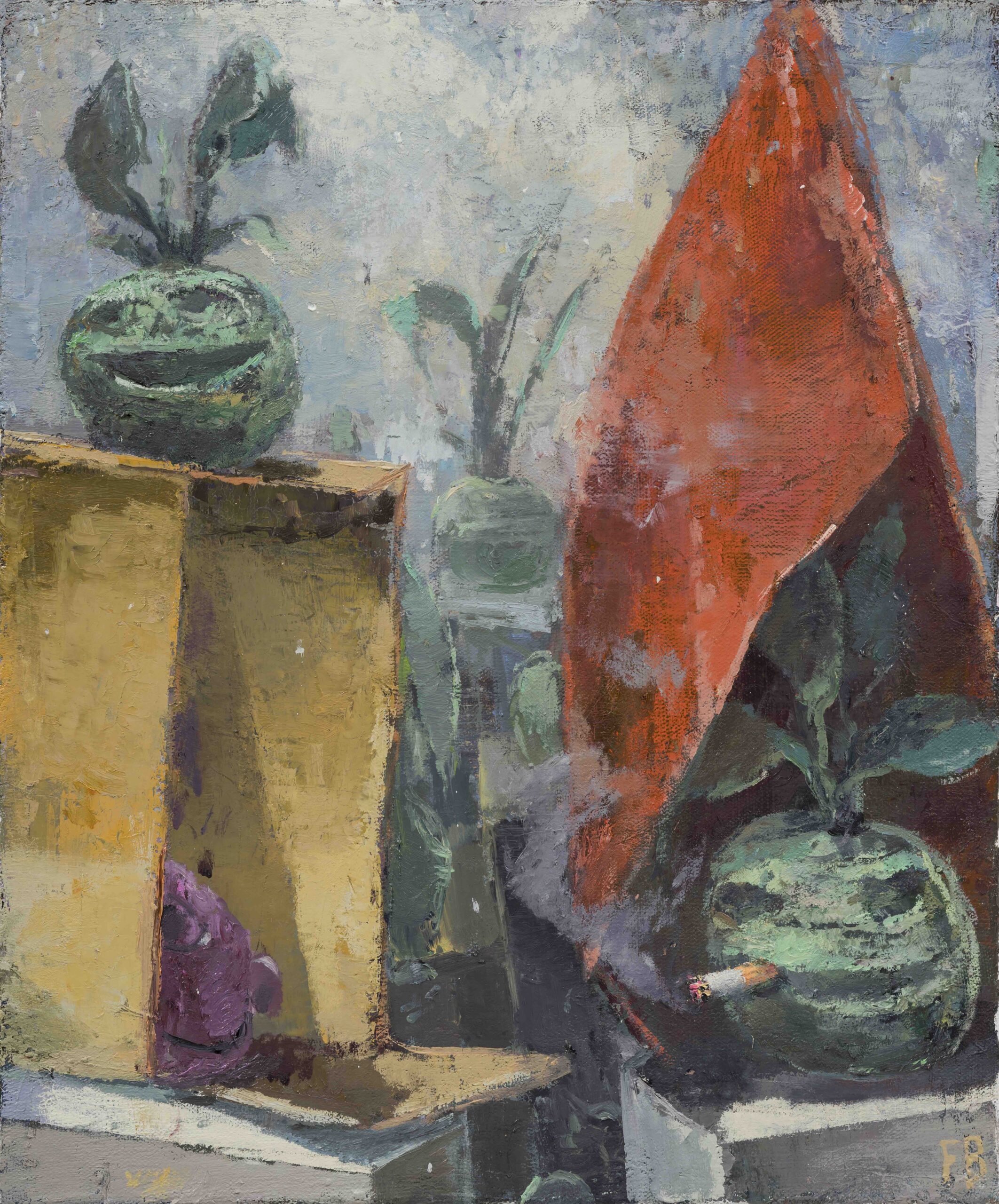 FB-23-062-M_Strandgemüse – 60x50cm – Oil on Canvas – 2023