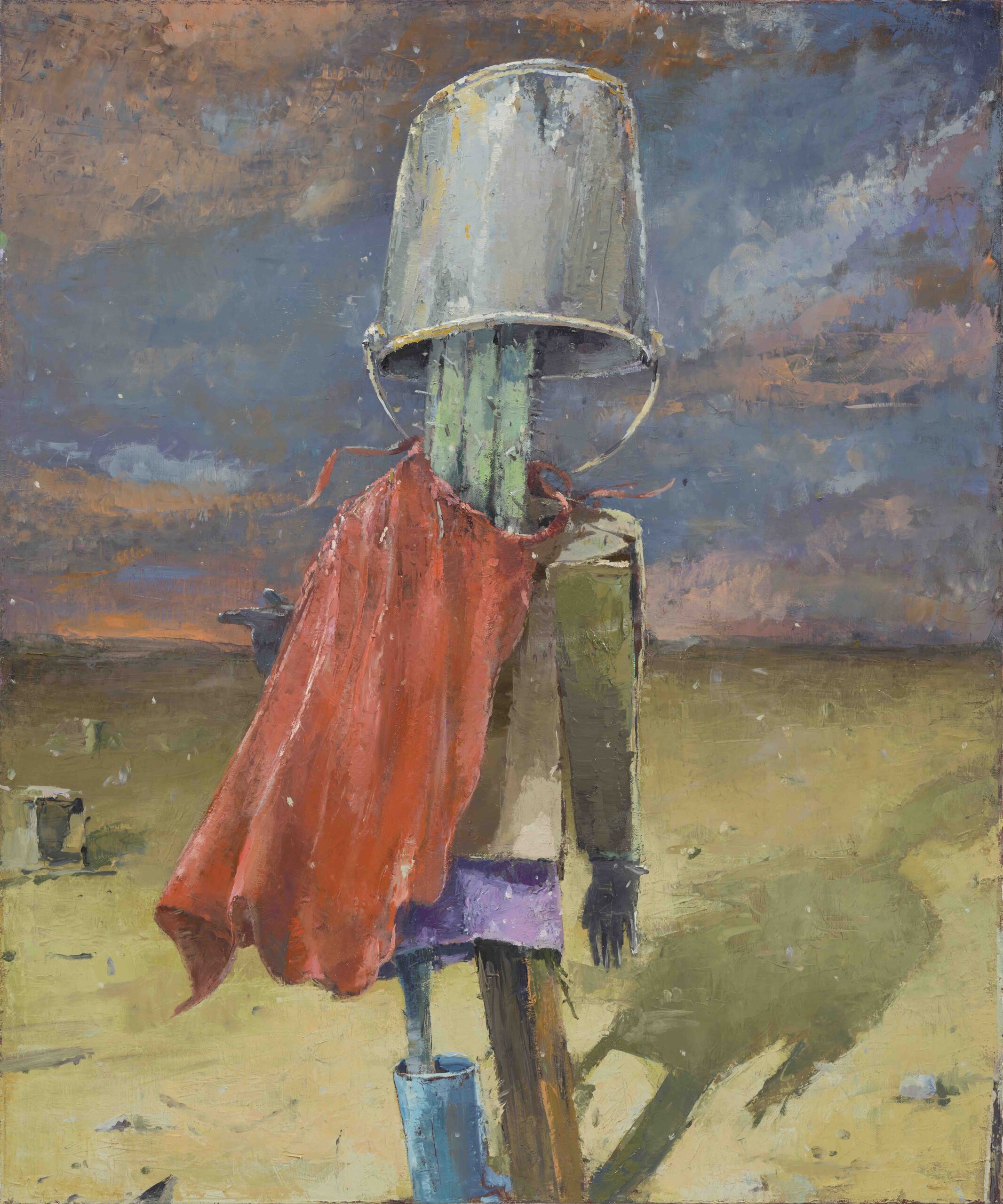 FB-23-064-M_Hinterm Horizont – 120x120cm – Öl auf Leinwand – 2023