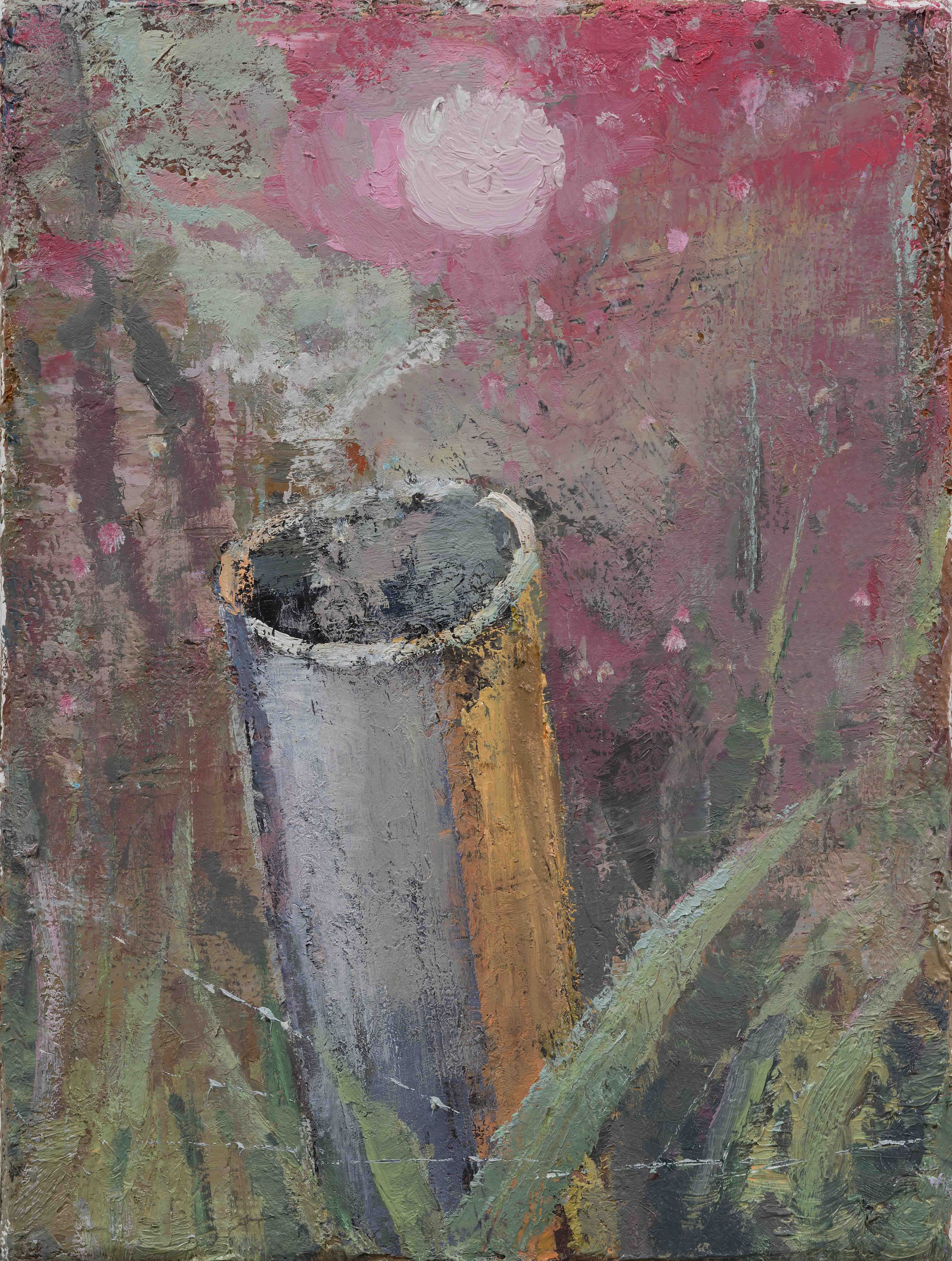 FB-24-020-M_Pink Moon – 24 x 18cm – oil on canvas – 2024